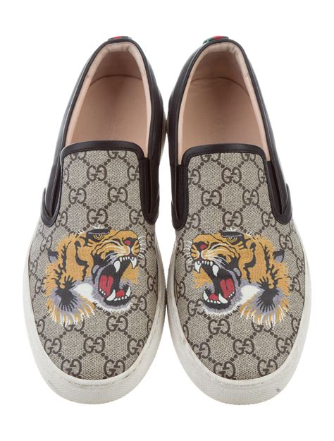 gucci tiger shoes men|Gucci tiger shoes slip on.